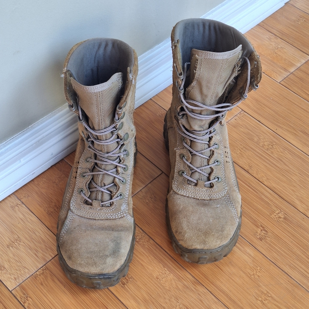 Rocky S2V Tactical Military Boot Coyote Brown RKC050 Men's size 8.5 Indoor Wear - Picture 2 of 16
